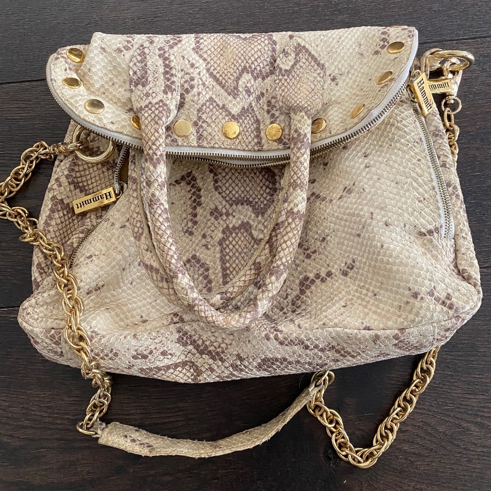Hammitt snake print cross body bag